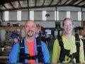 watch closely when the camera man's parachute gets tangled and he almost has to cut away or bounce during my video!