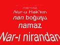 Namaz?n? K?l Karde?im.