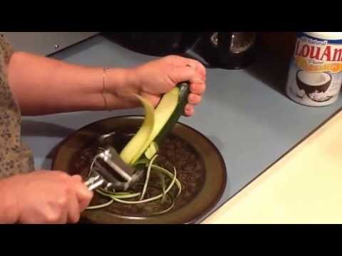 how to make zucchini pasta