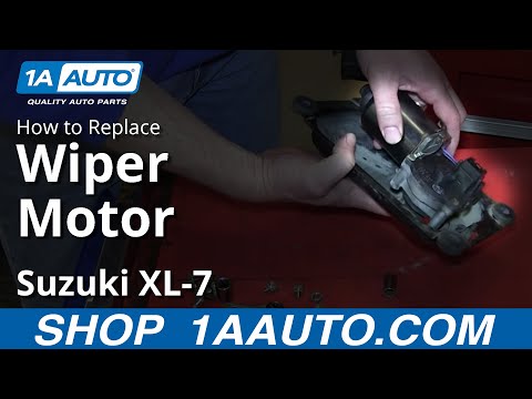 How To Install Replace Windshield Wiper Motor Suzuki XL-7 Grand Vitara
