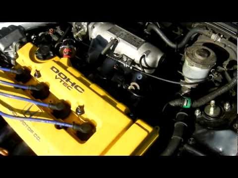 how to change timing belt integra gsr