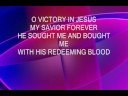 a newer version of the old hymn victory in jesus with lyrics - by bart millard