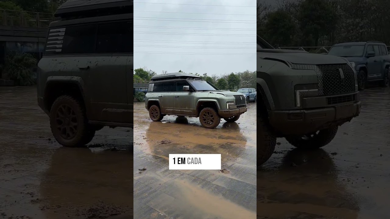 Um SUV que gira 360° e ainda flutua na água? Sim! O BYD U8, onde o luxo encontra o impossível
