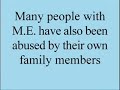 How does Myalgic Encephalomyelitis affect my life?