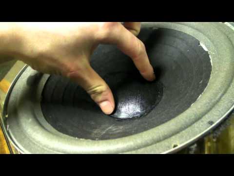 how to repair blown speaker