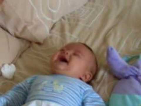 Laughing baby