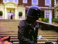 Charlie's Angels Pilot: Kelly Garrett arrives on a motorbike