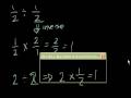 Dividing fractions