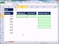 Excel Magic Trick 856: Last 5 Values In Column: Formulas For Adding, Averaging and Extracting Data