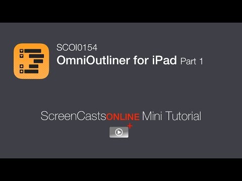 how to sync omnioutliner