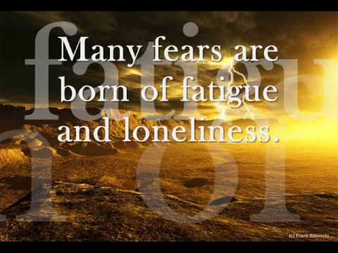 Desiderata - Go placidly amid the noise and the haste, and remember what peace there may be in silence. As far as possible without surrender be on good terms with all per...