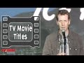 TV Movie Titles - Comedy Time