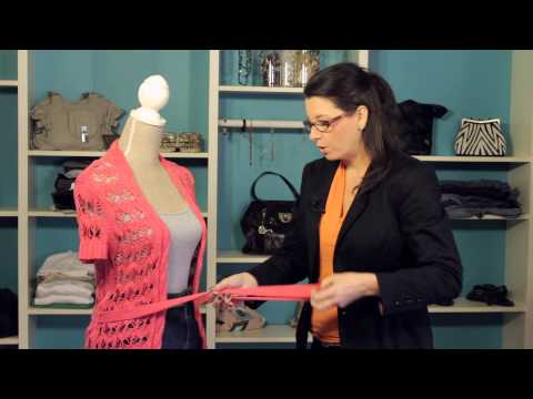 how to wear a belt over a sweater