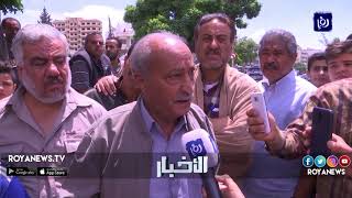 وقفة احتجاجية لسكان مخيم المحطة المهددين بإخلاء منازلهم - (12-5-2018)
