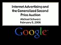 Internet Advertising and the Generalized Second Price...