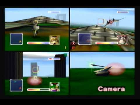 Landmaster - Random battle I recorded of Star Fox 64, from the Virtual Console, featuring a 3-on-3 all-out battle between an Arwing (Peppy), a Landmaster (Slippy), and an...