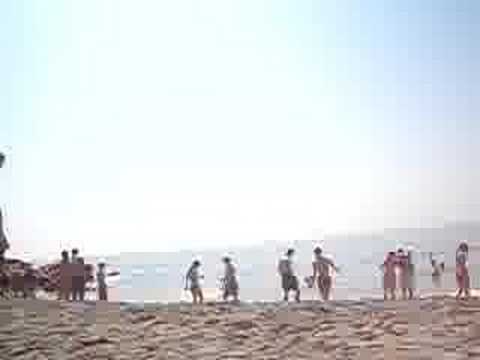 excursion  de fin de curso en la playa