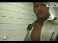 the rock and kane fight backstage