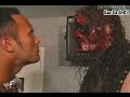 the rock and kane fight backstage