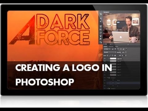 how to create logo in photoshop