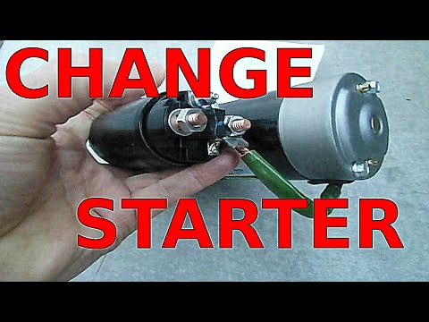 How to Replace a STARTER on a GM 3.1 Liter V6 Engine Buick Century Chevy Monte Carlo Grand Am 3.1 L