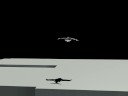 3d fictional jet fly around