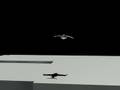 3d fictional jet fly around