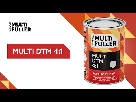 Auftragen von Grundierung MULTI DTM 4:1 Multi Füller