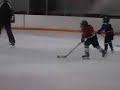 Nick playing in a scrimmage