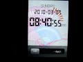 A Japan Theme clock cydget for iPhone lockscreen