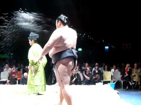 大相撲 琴欧洲、対琴光喜の決勝戦 佐渡ヶ嶽部屋オランダ公演