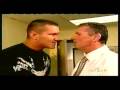 RAW 8/27/07 Randy Orton w/ Vince Backstage