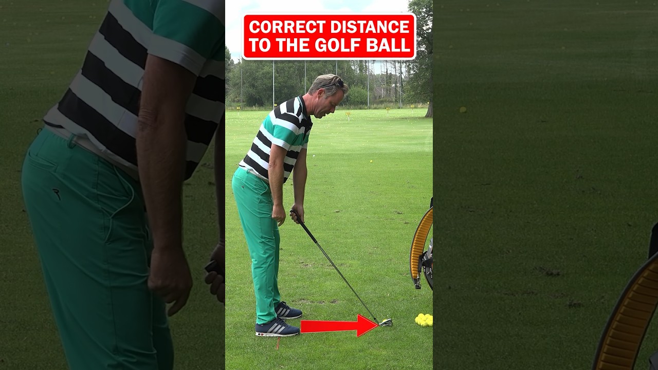 lways the correct distance between you and the golf ball 