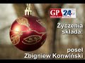 Zbigniew Konwiński składa życzenia internautom GP24
