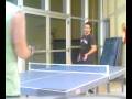 videos de Partida de tênis de mesa amador, porém profissional!!!