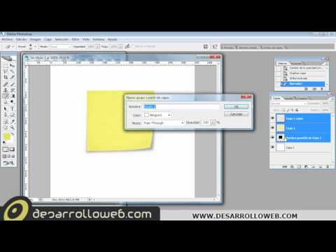 0 Como crear un Post  it en Photoshop