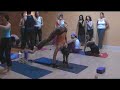 Ana Forrest straddle to handstand Ana Forrest straddle to handstand