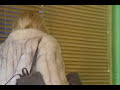 gina wild in blue fox fur coat