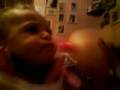 Aaliyah Drinking Lemon Juice