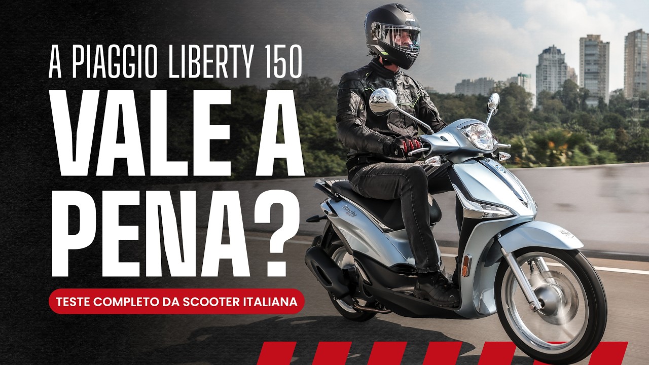 A PIAGGIO LIBERTY 150 VALE A PENA? | Teste completo da Scooter italiana