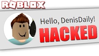 Hacked Into The Roblox Account