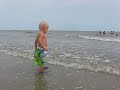 Jr. at the Beach