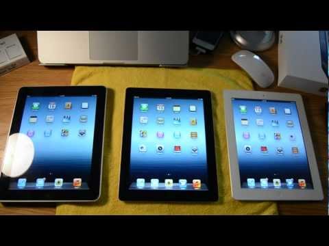 iPad 1, 2, & 3 Comparison!