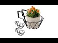 Blumentopfhalter Balkon 3er Set