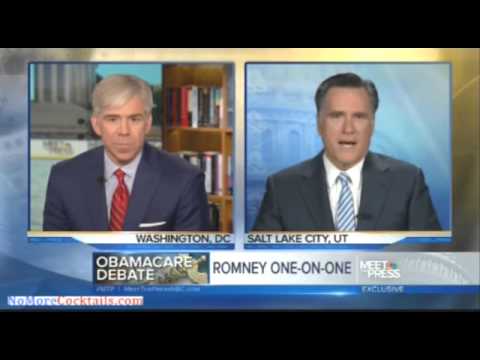 mitt romney - This part one of Romney's Meet the Press interview from today.
