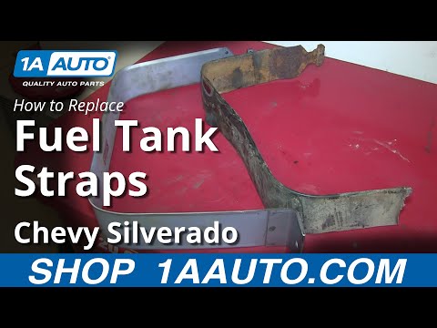 How To Replace Install Rusted Gas Tank Straps 1999-06 Chevy Silverado GMC Sierra