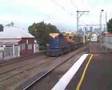 Trains at Footscray Australia