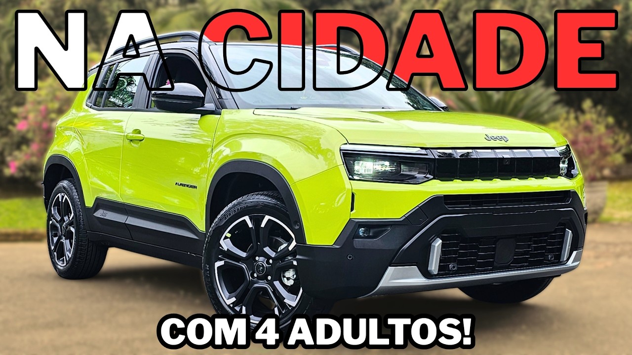 Novo Jeep Avenger Limited 2027: 116 cv dão conta de 4 adultos?