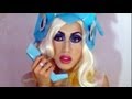 Lady Gaga Telephone Make Up Tutorial - Telephone Hat Look - By Monster Looks