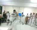 Nessa Roda teve de tudo.. capoeira dentro da sala